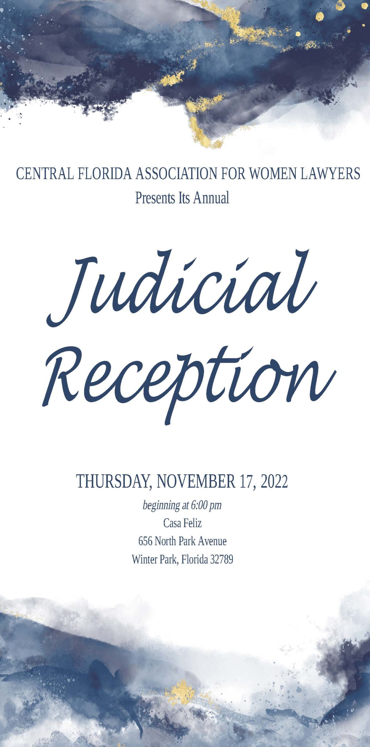 Cfawl Judicial Reception Central Florida Association For Women Lawyers